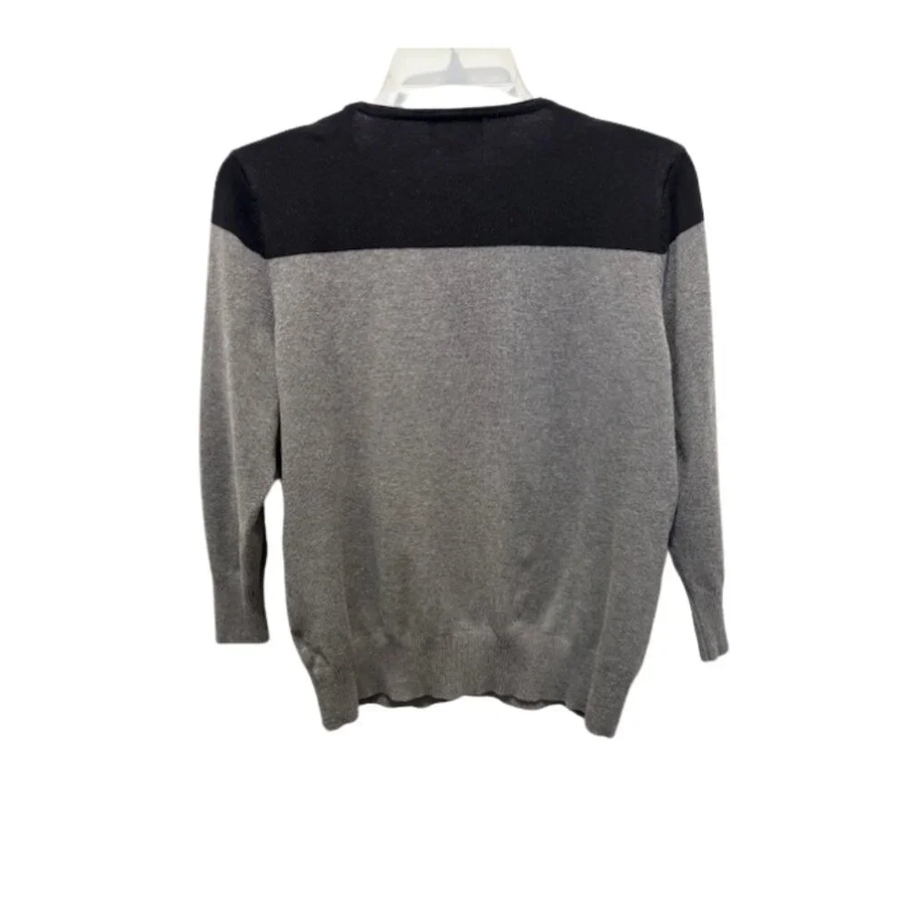 Joseph A. Sweater Women’s Size PL Gray & Black – Chic & Cozy - Picture 2 of 6